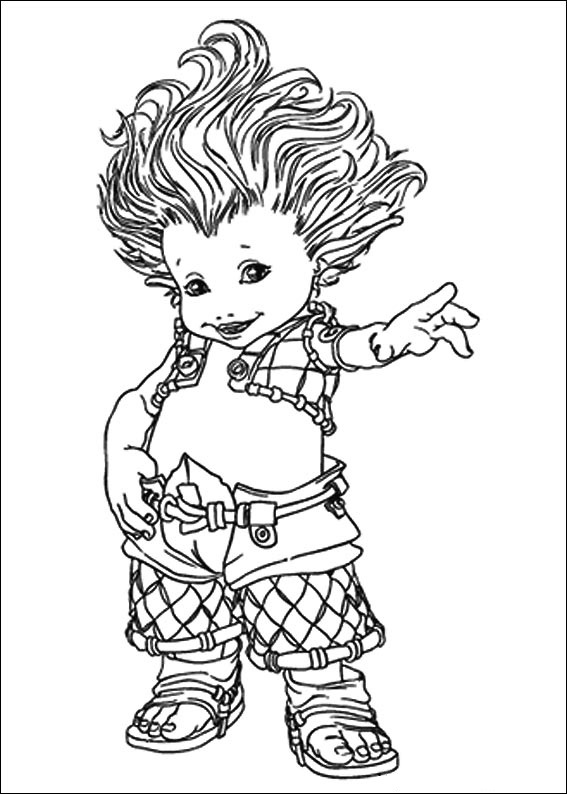 Dibujo de Feliz Betameche para Colorear