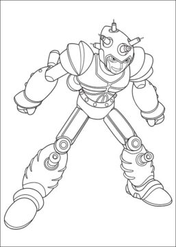 Dibujo de Atlas de Astro Boy para Colorear