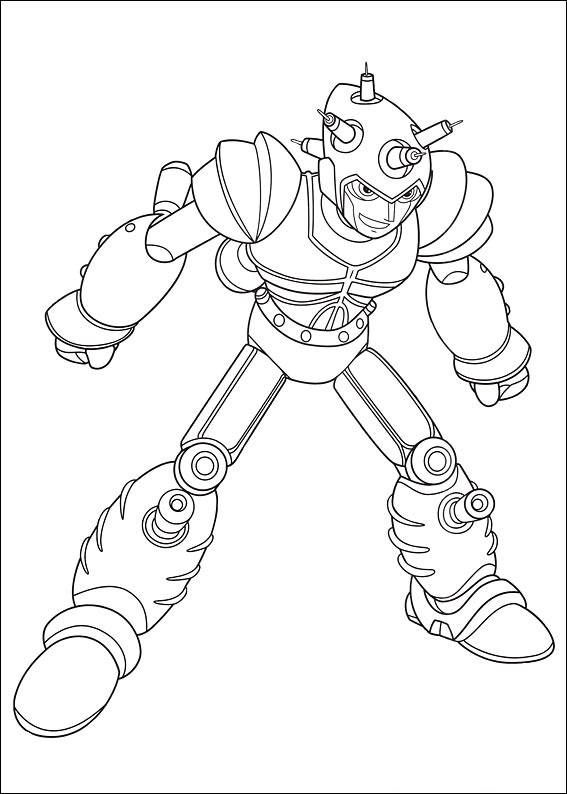 Dibujo de Atlas de Astro Boy para Colorear