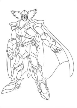 Dibujo de Caballero Azul en Astro Boy para Colorear
