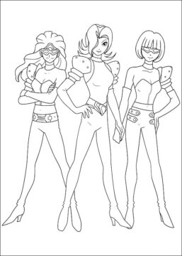 Dibujo de Las Chicas Repo para Colorear