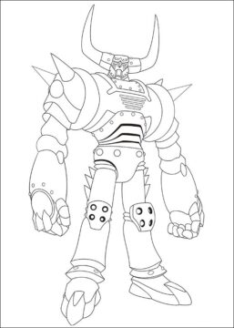 Dibujo de Pluton de Astro Boy para Colorear