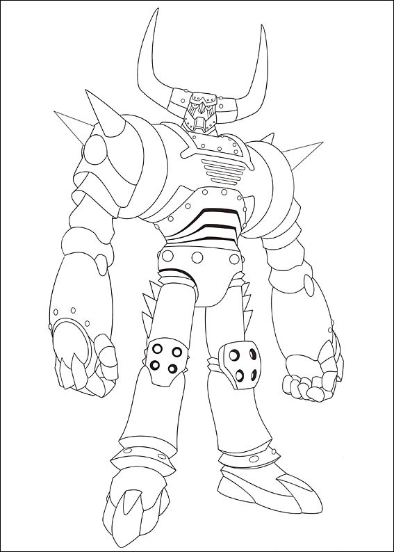 Dibujo de Pluton de Astro Boy para Colorear