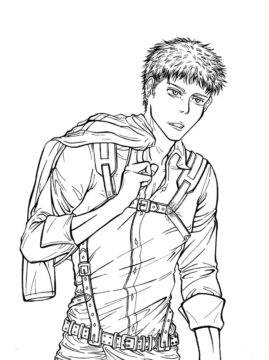 Dibujo de Jean Kirstein Scaled para Colorear