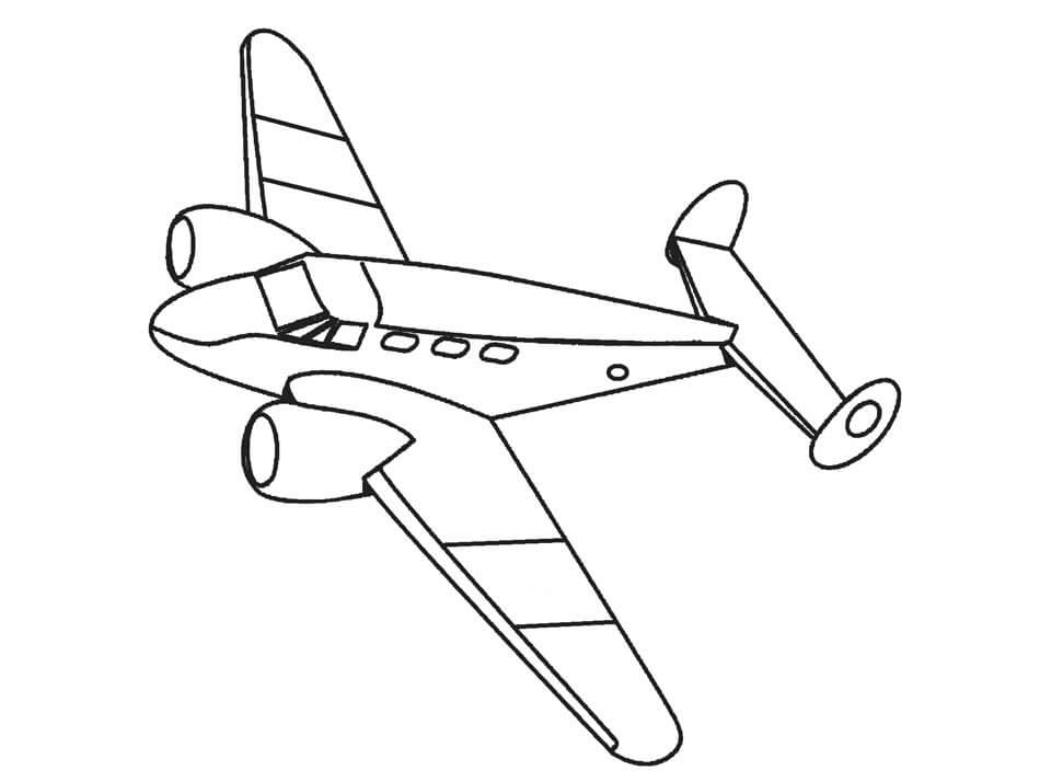 Dibujo de Aviones Impresionantes para Colorear