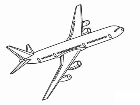 Dibujo de Grandes Planos para Colorear