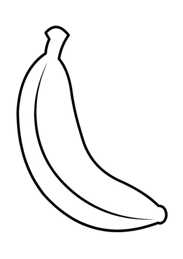 Dibujo de Gran Platano para Colorear