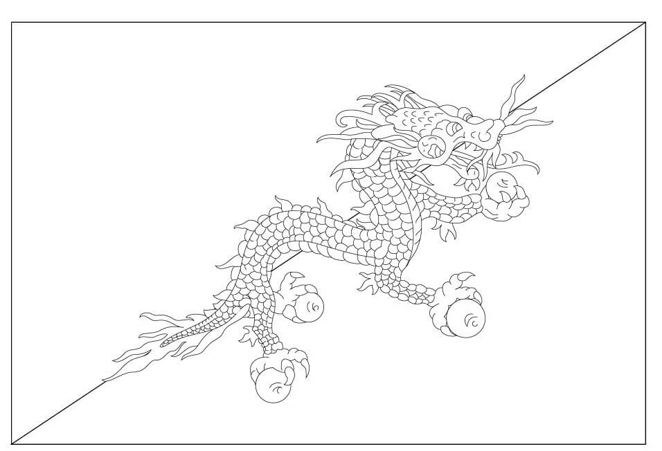 Dibujo de Bandera de Butan para Colorear