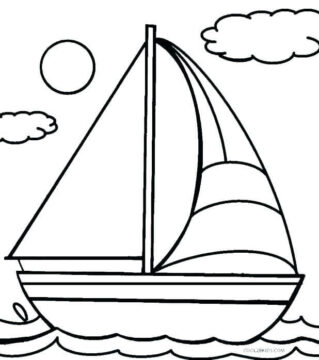 Dibujo de Nave Impresionante para Colorear