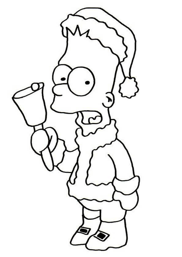 Dibujo de El Bart para Colorear