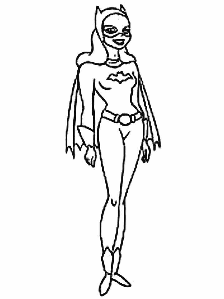 Dibujo de Batgirl para Colorear