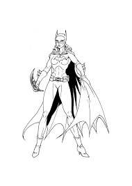 Dibujo de Gran Batgirl para Colorear