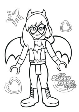 Dibujo de Lego Batichica para Colorear