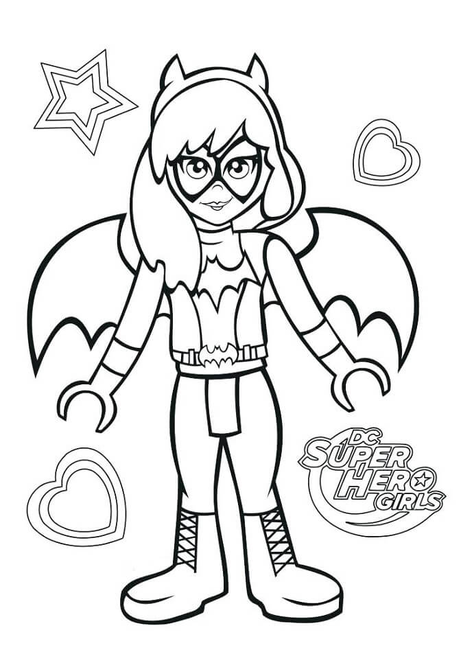Dibujo de Lego Batichica para Colorear