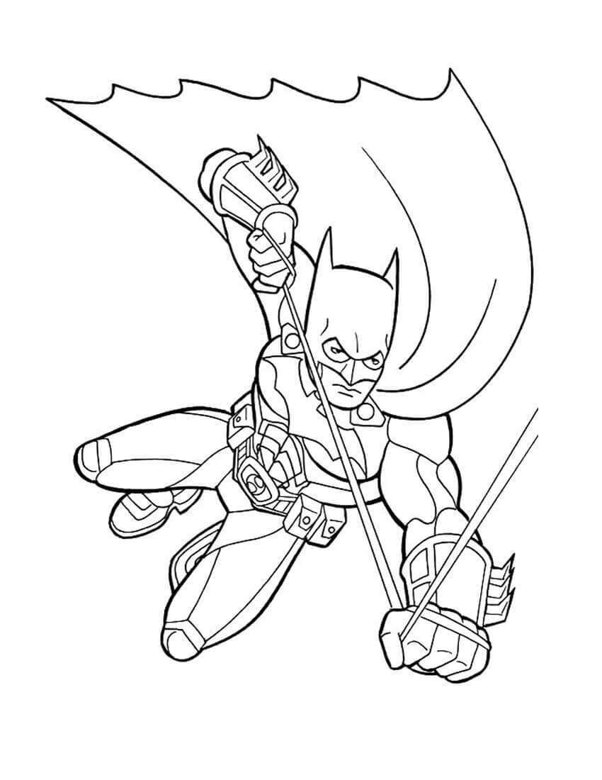 Dibujo de Asombroso Batman para Colorear