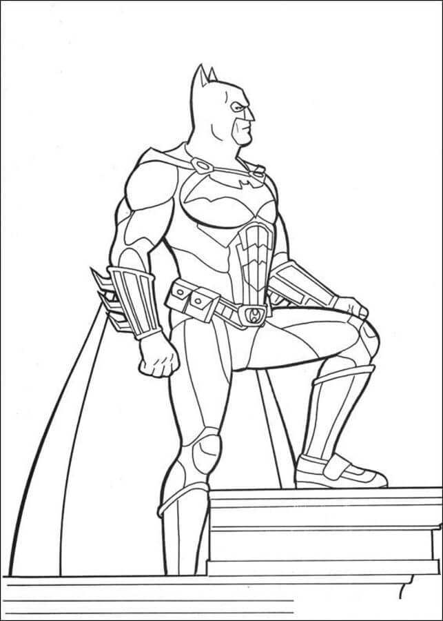 Dibujo de Buen Batman para Colorear