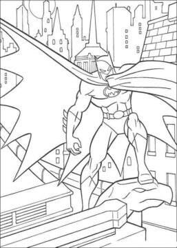 Dibujo de Hermoso Batman para Colorear