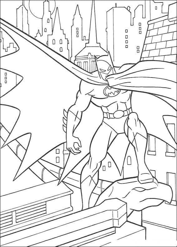 Dibujo de Hermoso Batman para Colorear