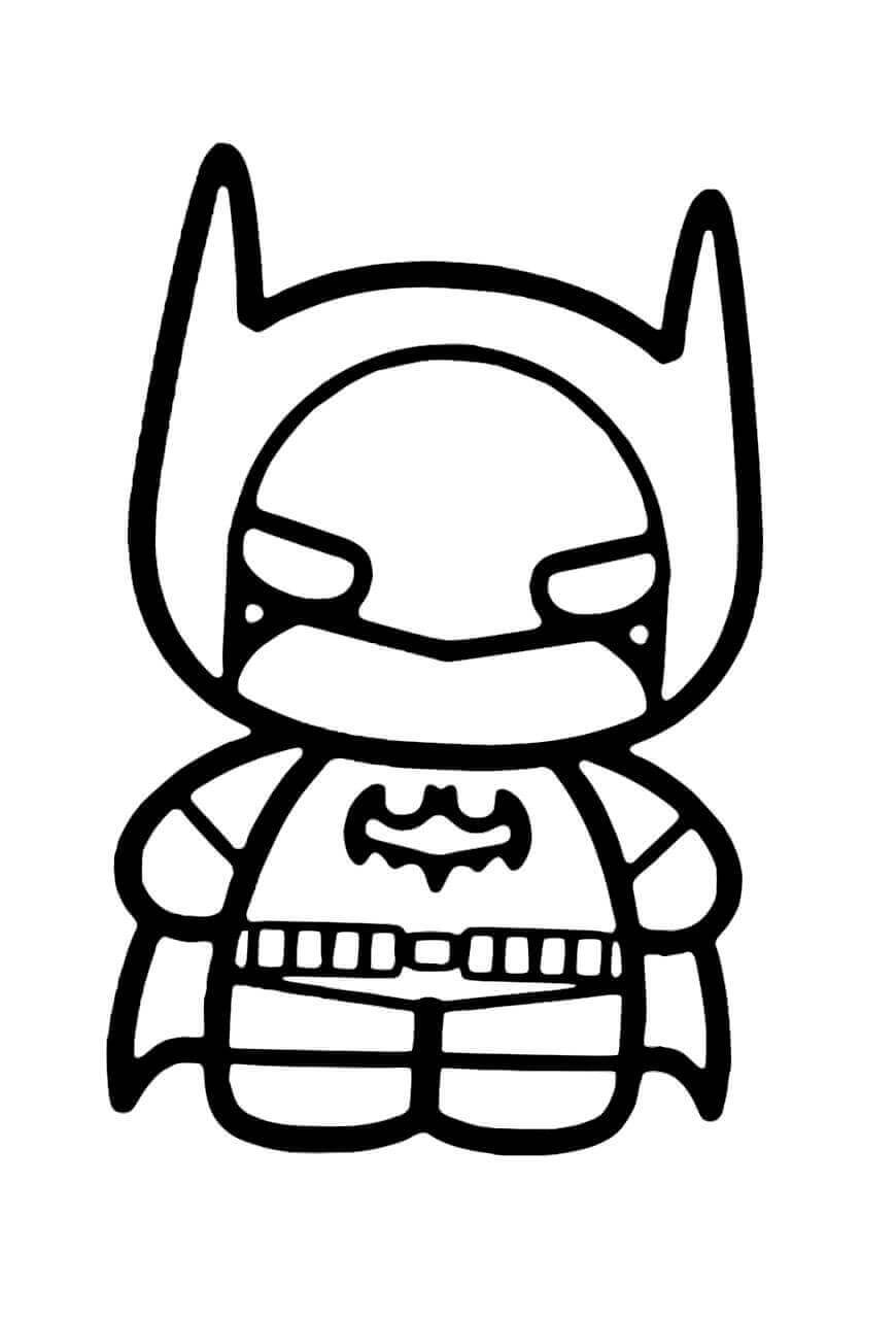 Dibujo de Lindo Batman para Colorear
