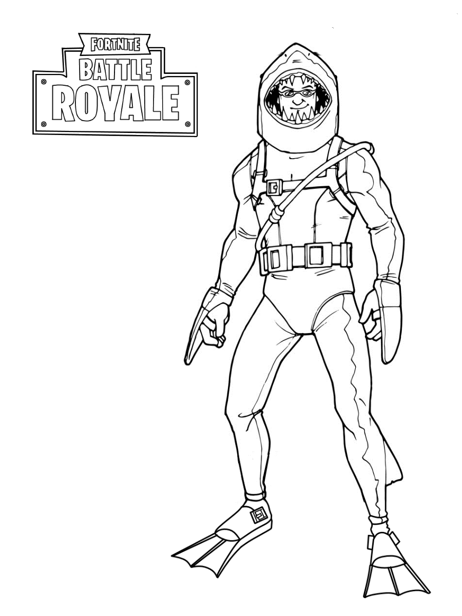 Dibujo de Chomp Sr para Colorear