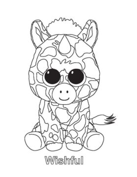 Dibujo de Deseo Beanie Boo para Colorear