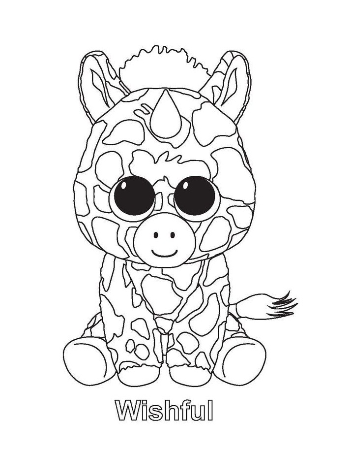 Dibujo de Deseo Beanie Boo para Colorear