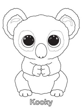 Dibujo de Kooky Beanie Boo para Colorear