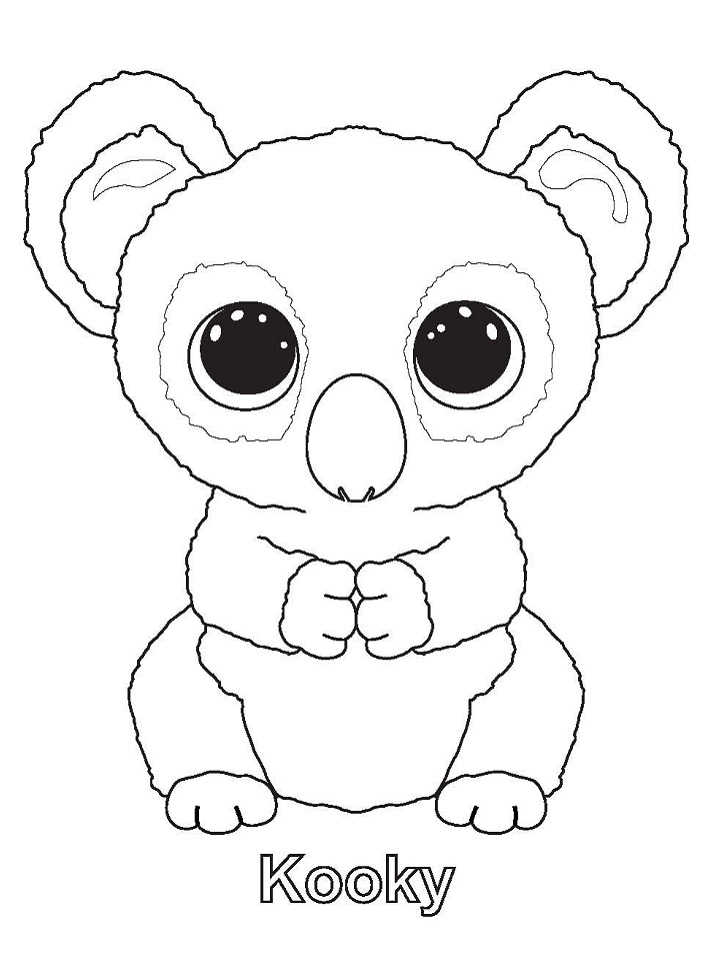 Dibujo de Kooky Beanie Boo para Colorear
