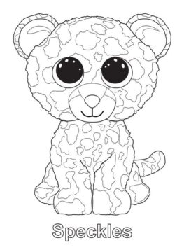 Dibujo de Speckles Beanie Boo para Colorear