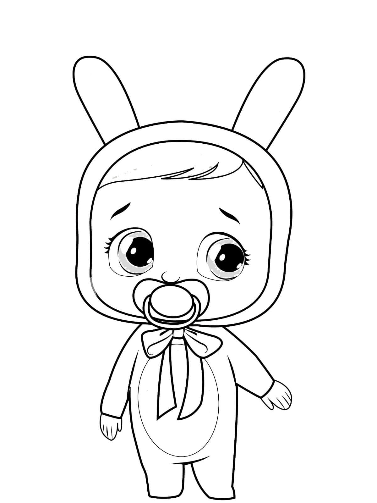 Dibujo de Bebé Coney para Colorear
