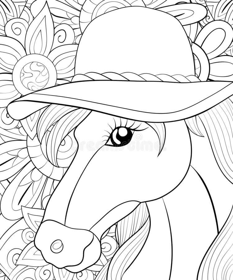Dibujo de Bella Sara Adulto para Colorear