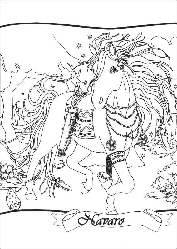 Dibujo de Hermosa Bella para Colorear