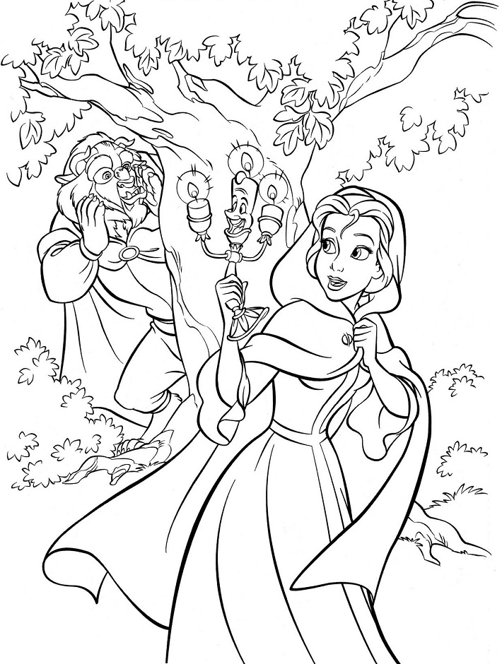 Dibujo de Hermoso y Ligero para Colorear