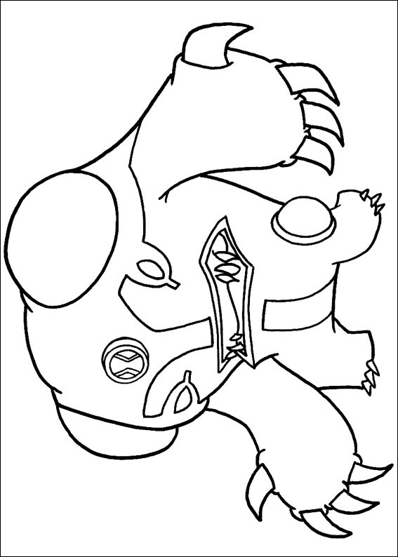 Dibujo de Cannonbolt Enojado para Colorear