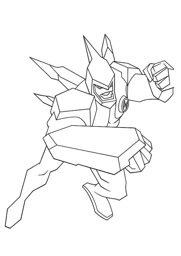 Dibujo de Diamante Ben 10 para Colorear