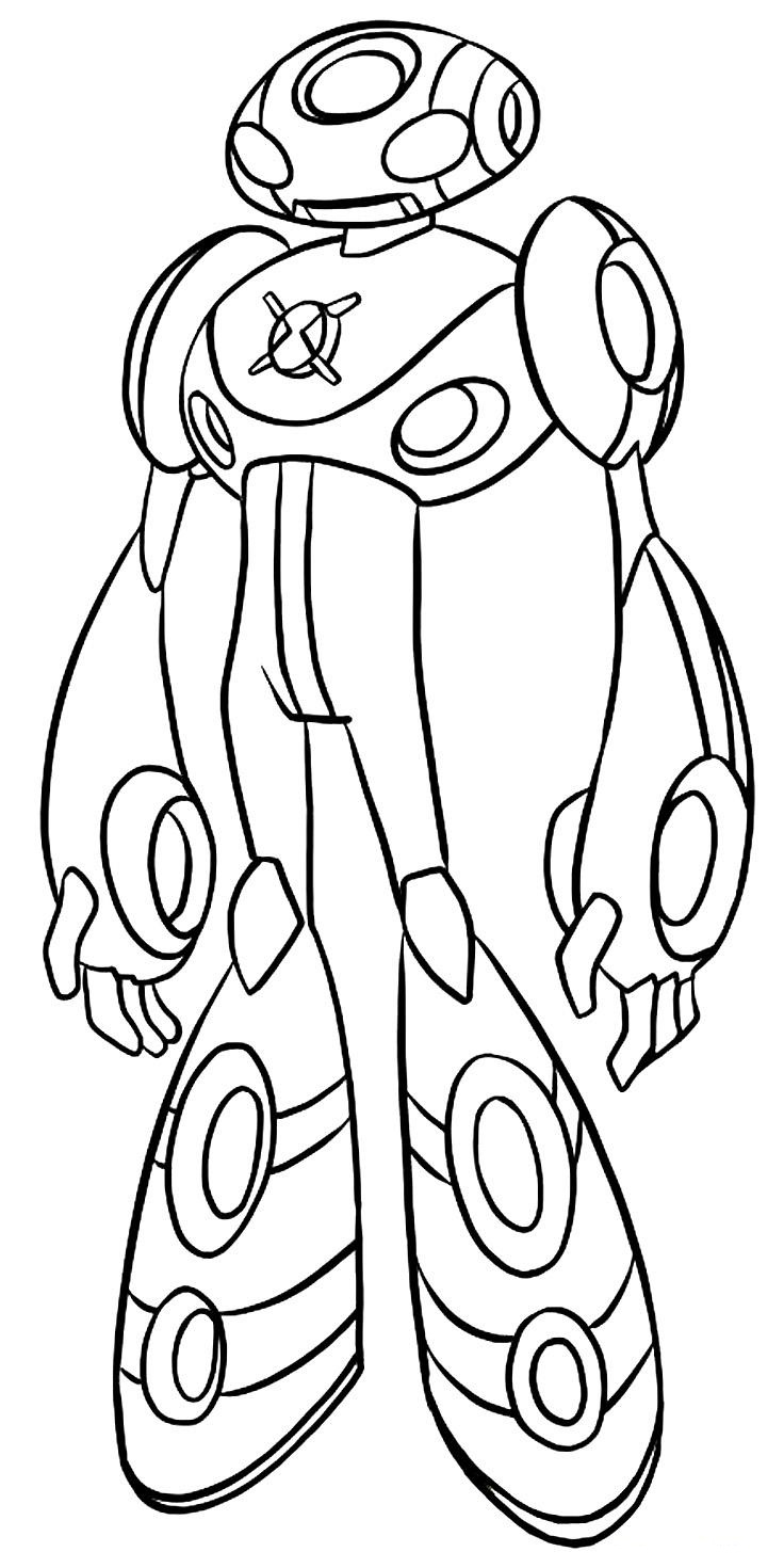 Dibujo de Eco Eco Definitivo para Colorear