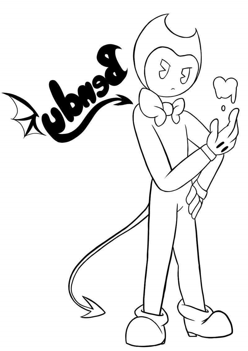 Dibujo de Alto Bendy para Colorear