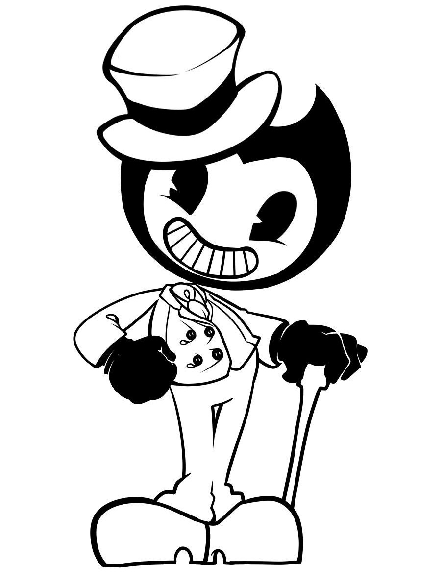 Dibujo de Caballeros Bendy para Colorear