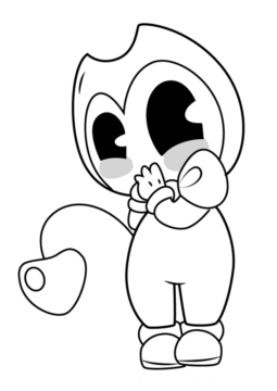 Dibujo de Lindo Bendy para Colorear