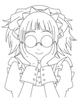 Dibujo de Mey Rin de Mayordomo Negro para Colorear