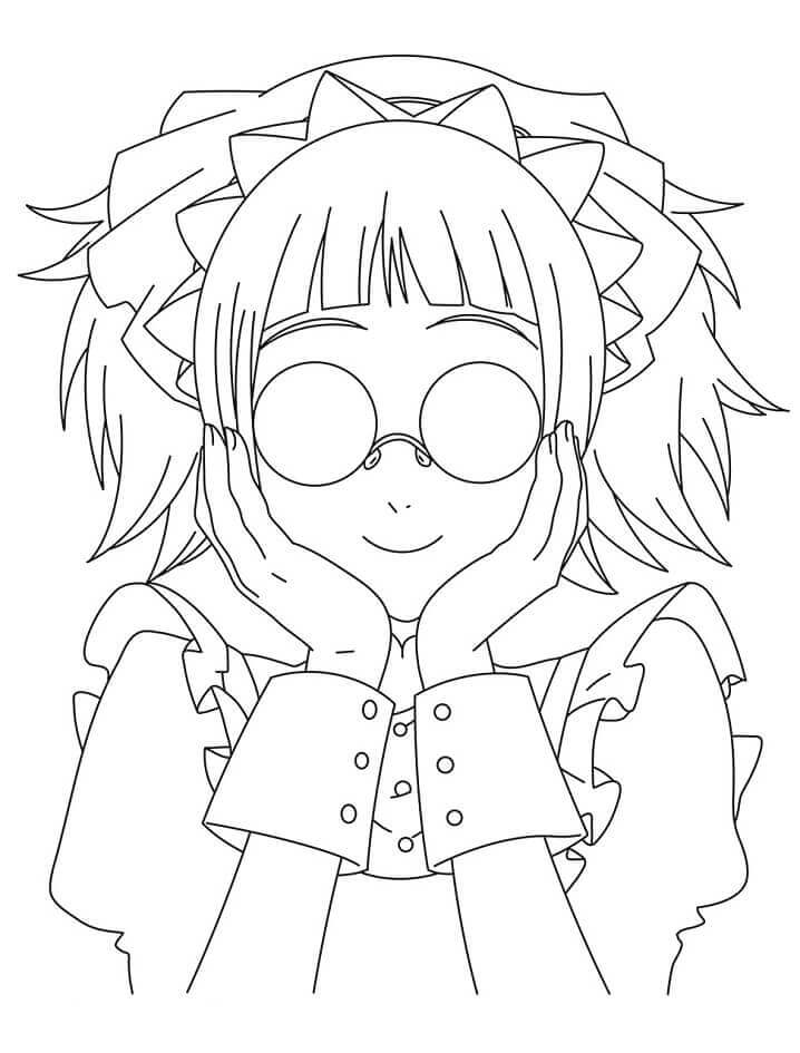 Dibujo de Mey Rin de Mayordomo Negro para Colorear