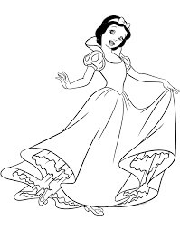 Dibujo de Perfecto Blanco Como la Nieve para Colorear