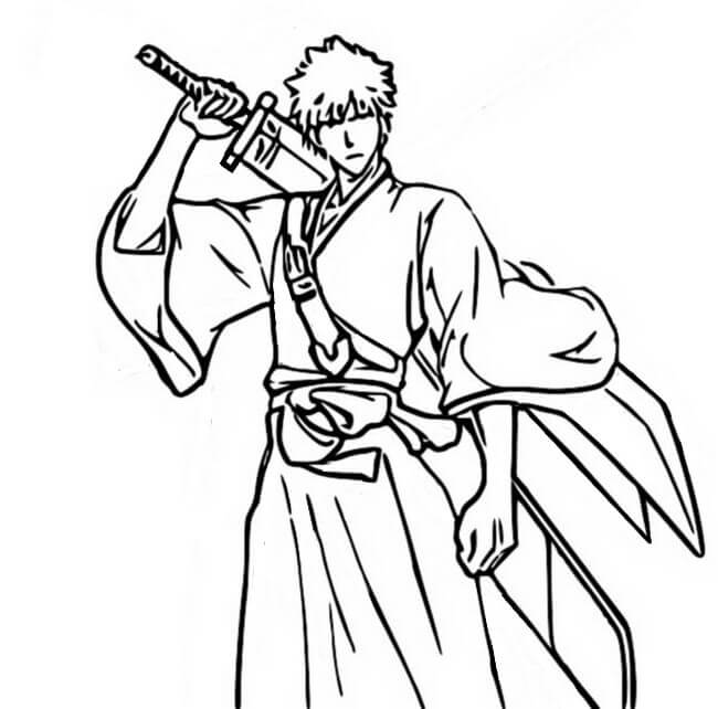 Dibujo de Forma Ichigo 1 para Colorear