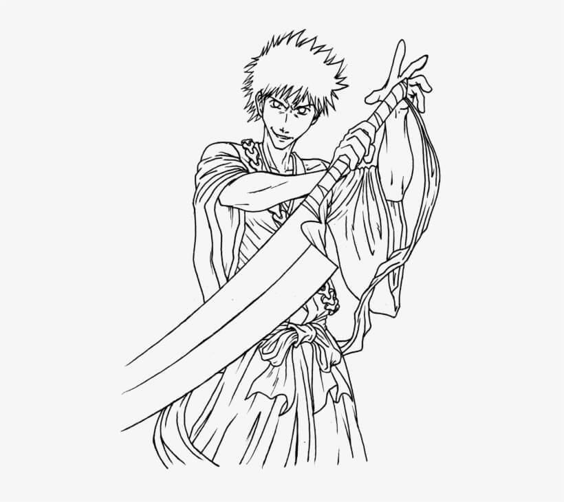Dibujo de Forma Ichigo 2 para Colorear