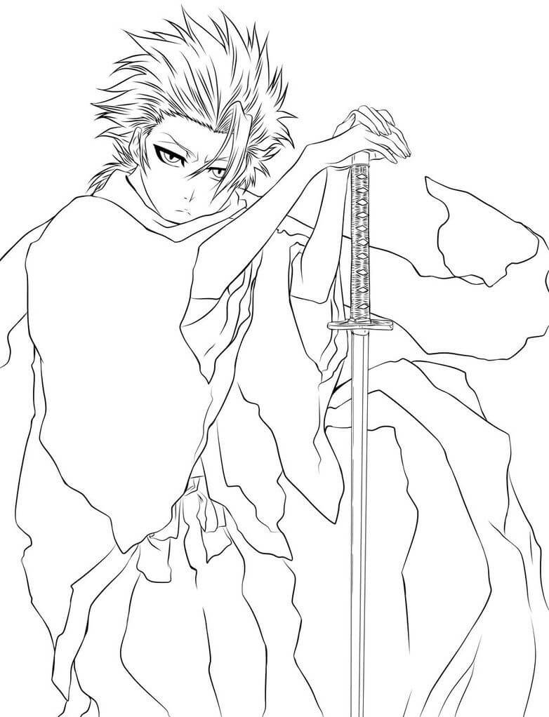 Dibujo de Fresco Toshiro para Colorear