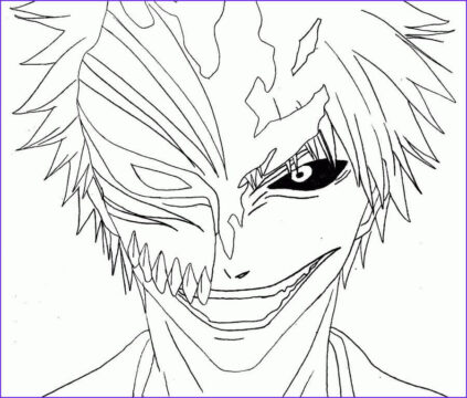 Dibujo de Ichigo Hueco para Colorear