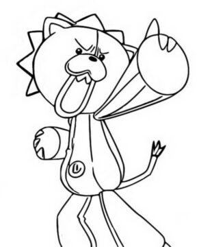 Dibujo de Mascota de Ichigo para Colorear