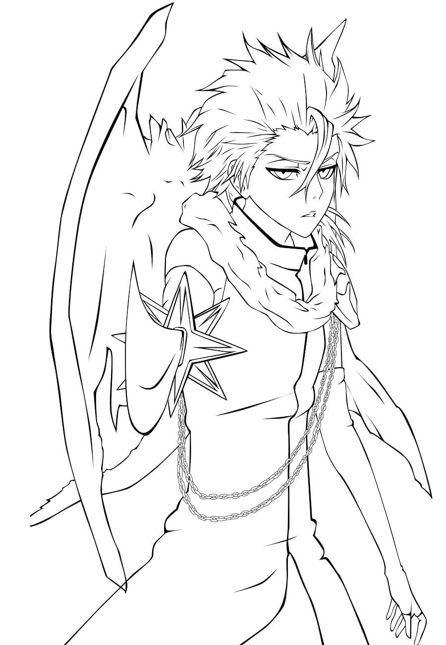 Dibujo de Toushiro Hitsugaya para Colorear