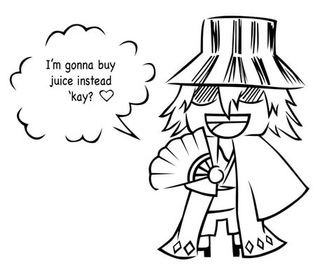 Dibujo de Chibi Kisuke para Colorear