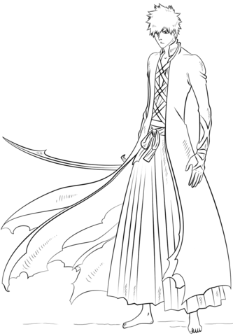Dibujo de Friamente Ichigo para Colorear